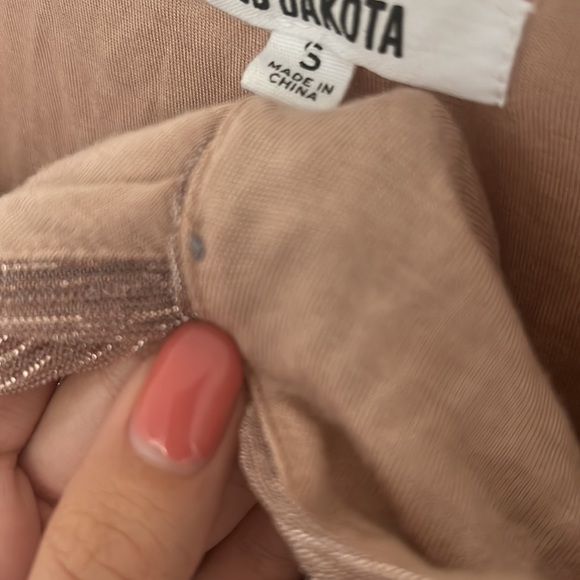 BB Dakota Love To Love You Pink Metallic Midi Cocktail Dress - Picture 9 of 13